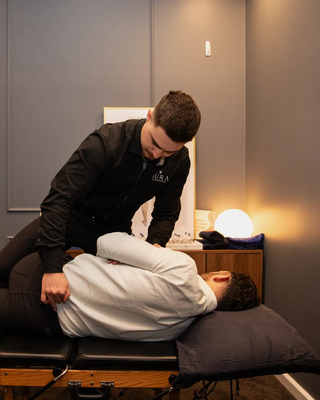 A calm room at Aura Chiropractic in Toorak